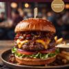 Juicy Burger with Sweet & Smoky Bacon Jam