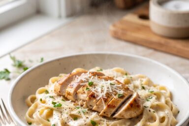 Creamy Chicken Alfredo Pasta