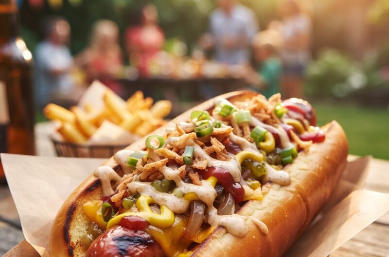 Fully Loaded American Hot Dog Recipe