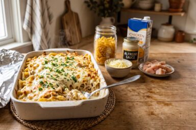 20 lazy 5-ingredient dump and bake dinners in a cheesy casserole