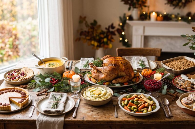 100 easy seasonal recipes for fall Thanksgiving Christmas and winter featuring festive desserts dinners sides and appetizers