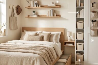 15 Genius Storage Hacks for Small Bedrooms That Actually Save Space