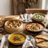 10 global comfort food recipes with crispy, creamy and spiced vegetarian dishes