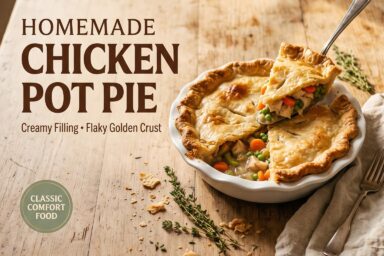 Classic Homemade Chicken Pot Pie Recipe