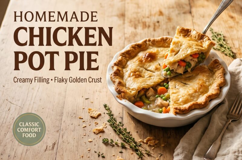 Classic Homemade Chicken Pot Pie Recipe