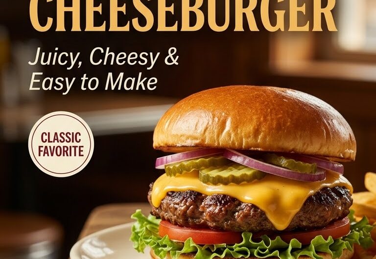 American Cheeseburger Recipe – Secret Tips for a Juicy, Restaurant-Style Burger 🍔