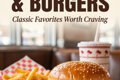 American Fast Food & Burgers: Classic Favorites, Toppings, and Recipes