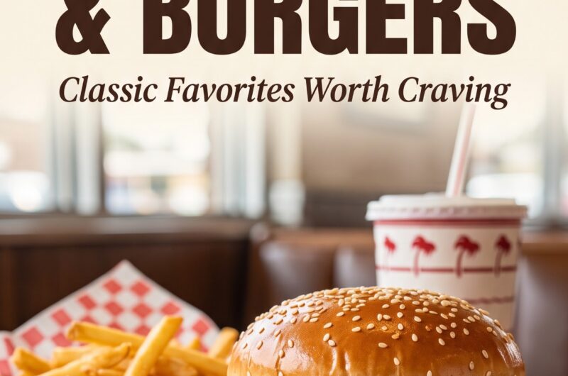 American Fast Food & Burgers: Classic Favorites, Toppings, and Recipes