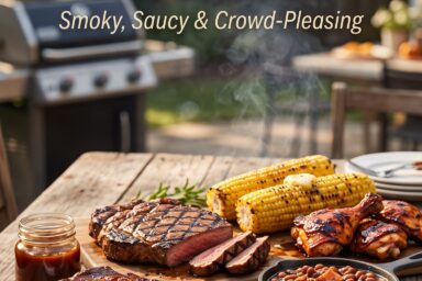 American BBQ & Main Dishes: Classic Recipes, Grilling Tips, and Easy Meal Ideas