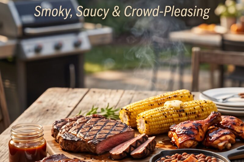 American BBQ & Main Dishes: Classic Recipes, Grilling Tips, and Easy Meal Ideas
