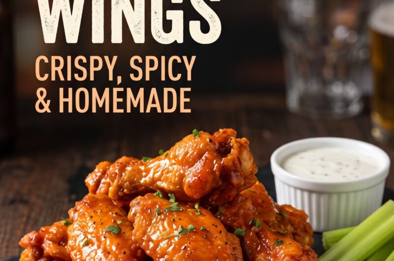 Buffalo Chicken Wings Recipe: Crispy, Spicy & Homemade