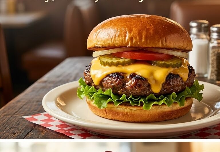 American Cheeseburger Recipe – Secret Tips for a Juicy, Restaurant-Style Burger 🍔