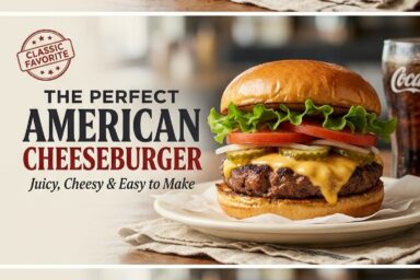 American Cheeseburger Recipe – Secret Tips for a Juicy, Restaurant-Style Burger 🍔
