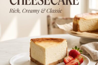 Classic New York Cheesecake Recipe: Rich, Creamy, and Smooth