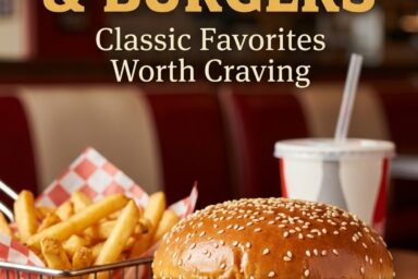 American Fast Food & Burgers: Classic Favorites, Toppings, and Recipes