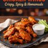 Buffalo Chicken Wings Recipe: Crispy, Spicy & Homemade