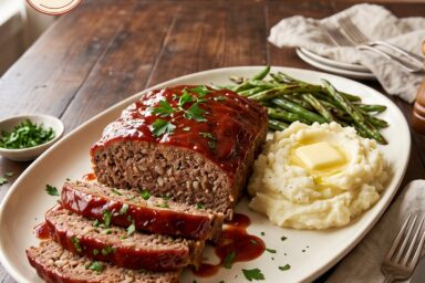 Classic American Meatloaf Recipe: Juicy, Tender, and Easy to Make
