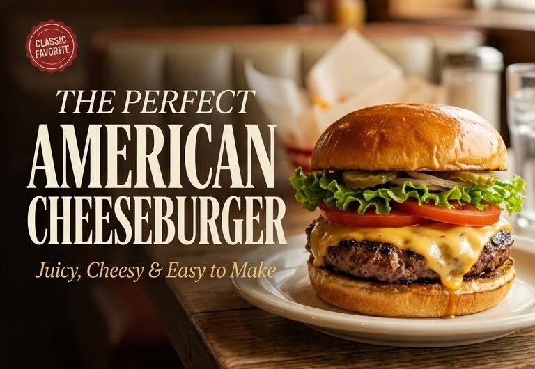 American Cheeseburger Recipe – Secret Tips for a Juicy, Restaurant-Style Burger 🍔
