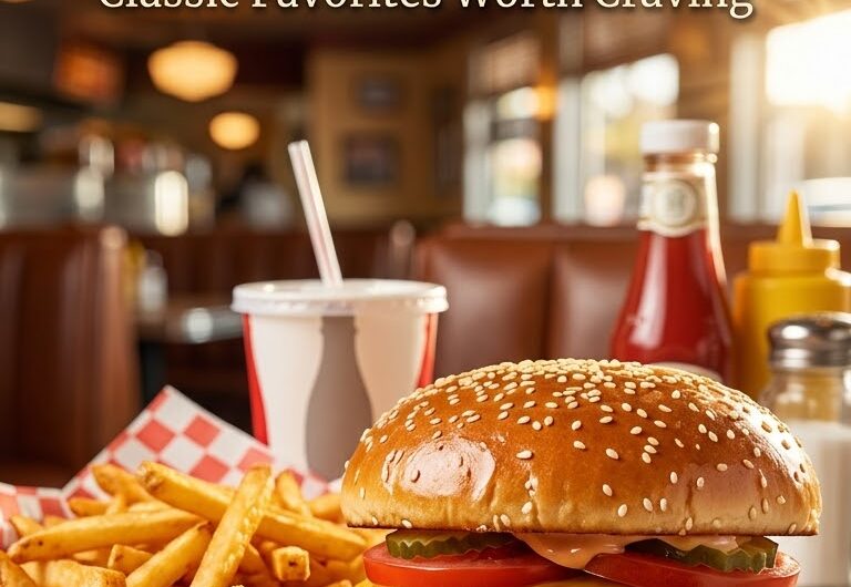 American Fast Food & Burgers: Classic Favorites, Toppings, and Recipes